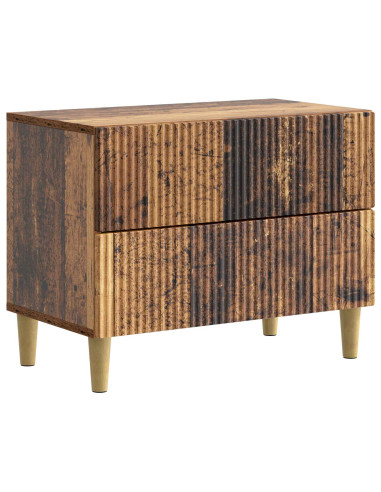 Armadio da Notte con cassetto Legno antico 62 x 34,5 x 48 cm
