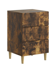 Armadio da Notte con cassetto Rovere Fumo 43 x 41 x 66,5 cm