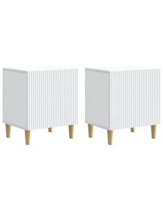 Armadio da Notte 2 pcs Bianco 43 x 34,5 x 50 cm