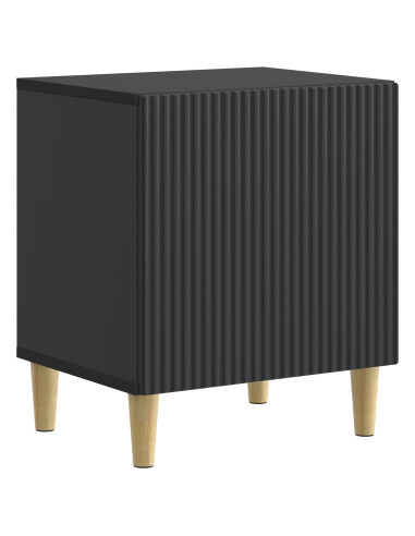 Armadio da Notte Nero 43 x 34,5 x 50 cm Legno ingegnerizzato