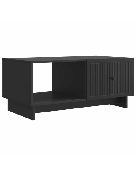 Tavolino da salotto Nero 90 x 50 x 40 cm Legno ingegnerizzato