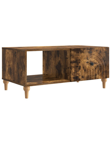 Tavolino da salotto Rovere Fumo 90 x 50 x 40 cm