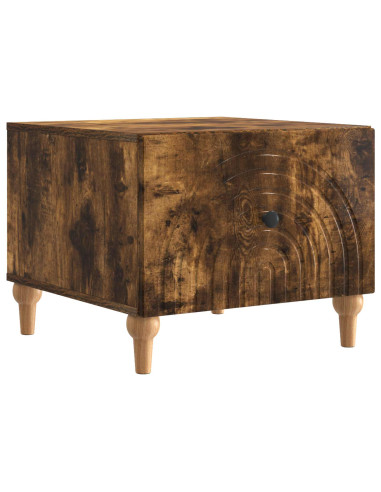 Tavolino da salotto con cassetto Rovere Fumo 49 x 50 x 40 cm