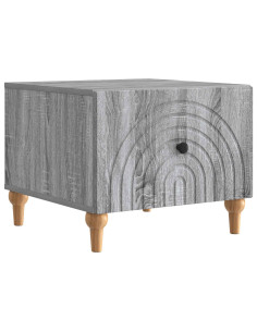 Tavolino da salotto con cassetto Grigio Sonoma 49 x 50 x 40 cm