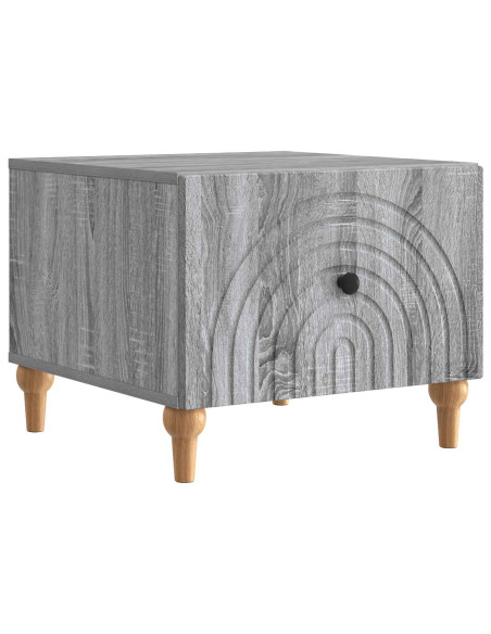 Tavolino da salotto con cassetto Grigio Sonoma 49 x 50 x 40 cm