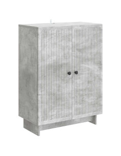 Credenza Grigio Cemento 66 x 34,5 x 90 cm Legno ingegnerizzato