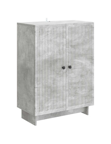Credenza Grigio Cemento 66 x 34,5 x 90 cm Legno ingegnerizzato
