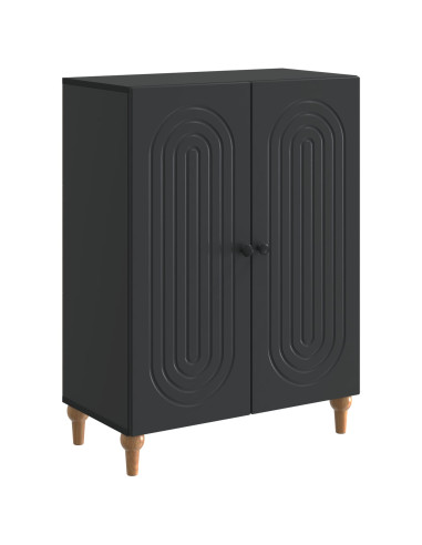 Credenza Nero 66 x 34,5 x 90 cm Legno ingegnerizzato