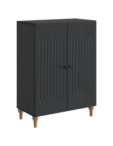Credenza Nero 66 x 34,5 x 90 cm Legno ingegnerizzato