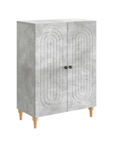 Credenza Grigio Cemento 66 x 34,5 x 90 cm Legno ingegnerizzato