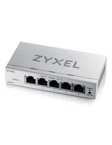 Zyxel GS1200-5V3 Gestito L2 Gigabit Ethernet (10/100/1000) Desktop Grigio