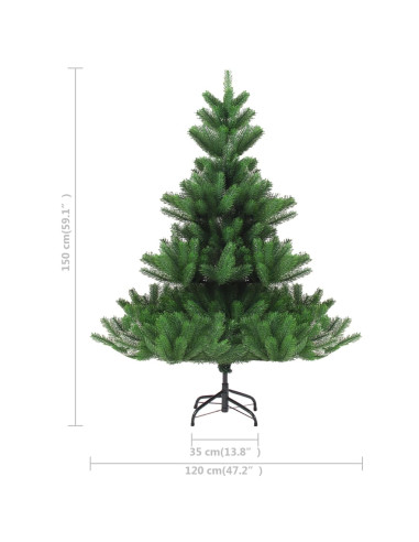 Albero di Natale Artificiale Abete Nordmann Verde 150 cm