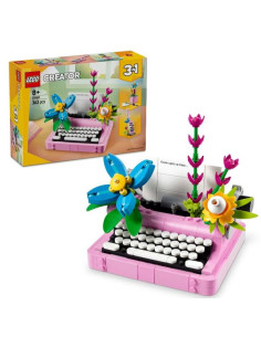 MACCHINA DA SCRIVERE CON FIORI