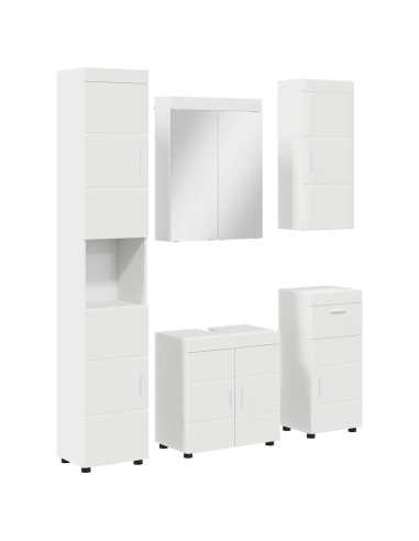 Set di mobili per il bagno TULUM Bianco Legno multistrato