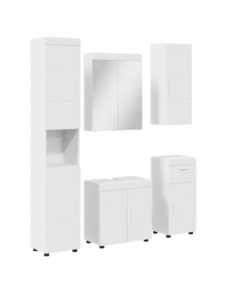 Set di mobili per il bagno TULUM Bianco Legno multistrato