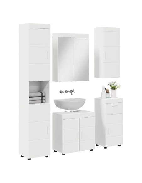 Set di mobili per il bagno TULUM Bianco Legno multistrato