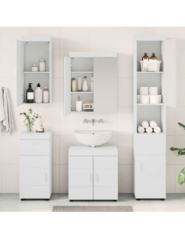 Set di mobili per il bagno TULUM Bianco Legno multistrato
