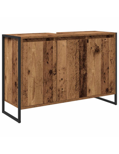 Set di mobili per il bagno Legno vecchio Legno multistrato