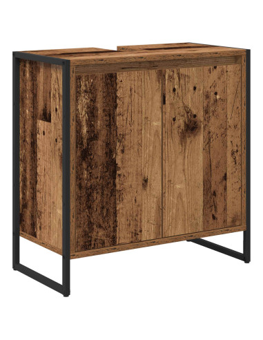 Set di mobili per il bagno Legno vecchio Legno multistrato