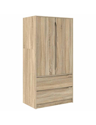 Mobile da Bagno con cassetto Rovere Sonoma 79,5 x 49 x 156 cm