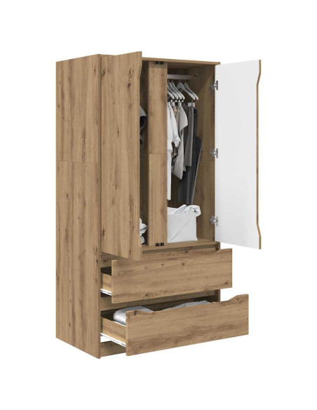 Mobile da Bagno con porta Rovere artigianale 79,5 x 49 x 156 cm