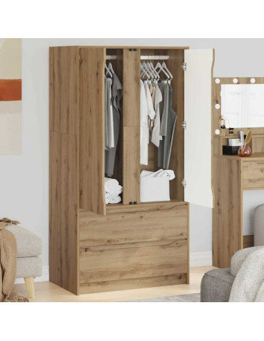 Mobile da Bagno con porta Rovere artigianale 79,5 x 49 x 156 cm