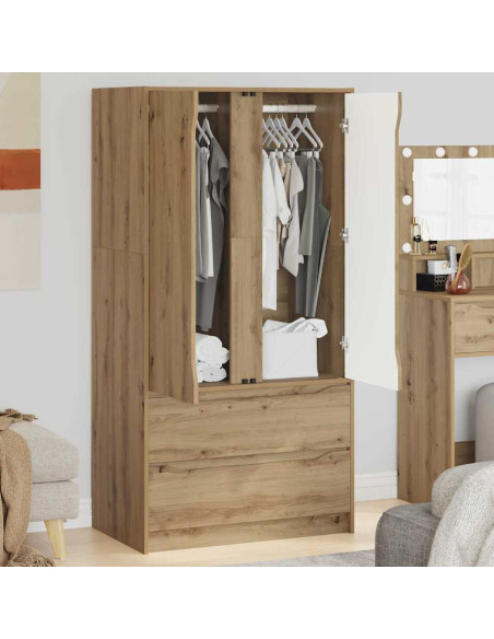 Mobile da Bagno con porta Rovere artigianale 79,5 x 49 x 156 cm
