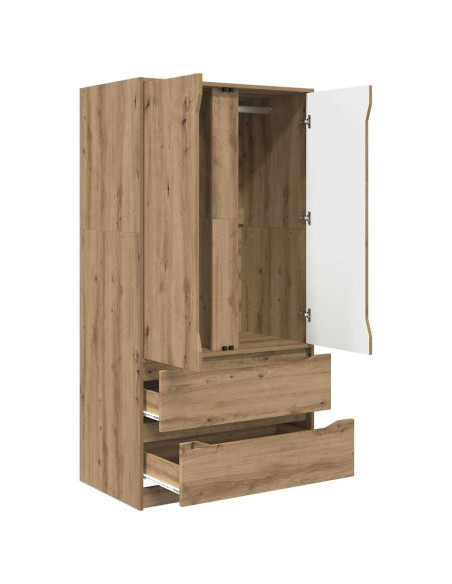 Mobile da Bagno con porta Rovere artigianale 79,5 x 49 x 156 cm