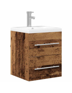 Armadio per Lavabo da Bagno Legno vecchio 41 x 38,5 x 48 cm 2