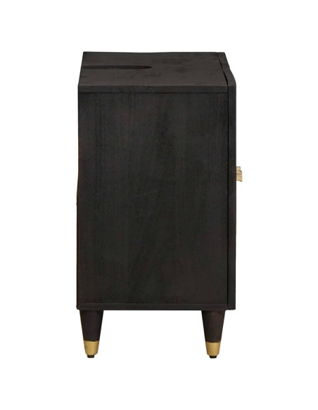 Armadio sottolavello con archiviazione Nero 62 x 33 x 58 cm