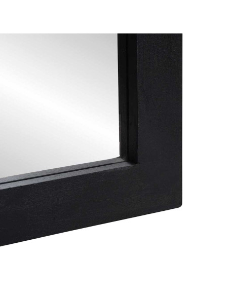 Specchio da bagno con specchio Nero e Argento 70 x 50 x 2,5 cm