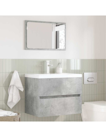 Set di mobili per il bagno Grigio cemento 60 x 38,3 x 45 cm