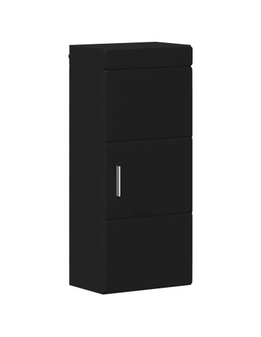 Armadio da bagno a muro con porta TULUM Nero 37 x 24,5 x 86 cm