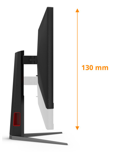 AOC G4 U27G4XM Monitor PC 68,6 cm (27") 3840 x 2160 Pixel 4K Ultra HD LED Nero, Rosso