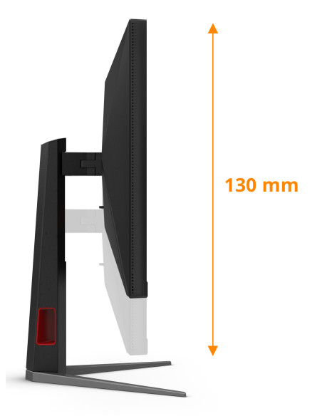 AOC G4 U27G4XM Monitor PC 68,6 cm (27") 3840 x 2160 Pixel 4K Ultra HD LED Nero, Rosso