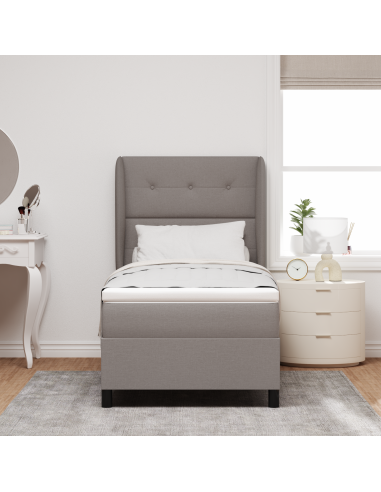 Letto a molle con materasso Talpa 90 x 200 cm Tessuto