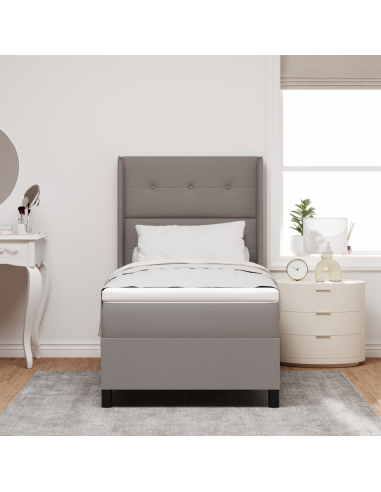 Letto a molle con materasso Talpa 90 x 200 cm Tessuto