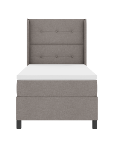 Letto a Sorgente LED con materasso Talpa 90 x 200 cm Tessuto