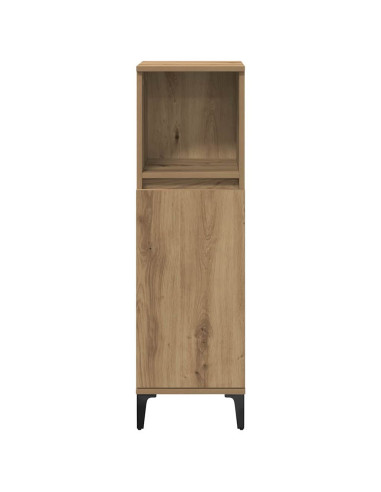 Set di mobili per il bagno con porta 3 pcs Rovere artigianale