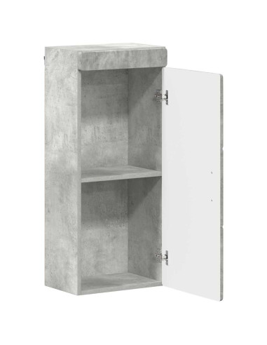 Armadio da bagno a muro TULUM Grigio cemento 37 x 24,5 x 86 cm