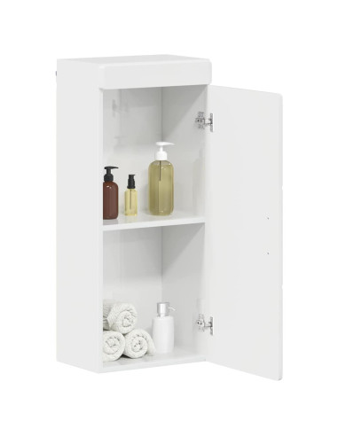 Armadio da bagno a muro TULUM Bianco Lucido 37 x 24,5 x 86 cm
