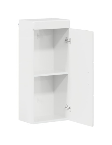 Armadio da bagno a muro TULUM Bianco Lucido 37 x 24,5 x 86 cm
