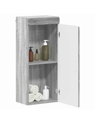 Armadio da bagno a muro TULUM Grigio Sonoma 37 x 24,5 x 86 cm