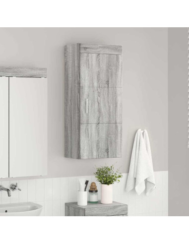 Armadio da bagno a muro TULUM Grigio Sonoma 37 x 24,5 x 86 cm