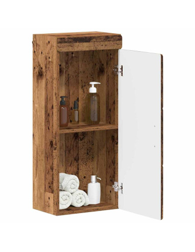 Armadio da bagno a muro TULUM Legno vecchio 37 x 24,5 x 86 cm