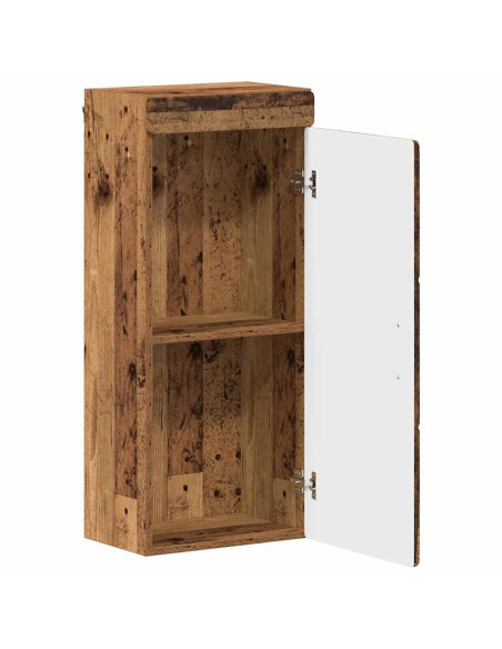 Armadio da bagno a muro TULUM Legno vecchio 37 x 24,5 x 86 cm