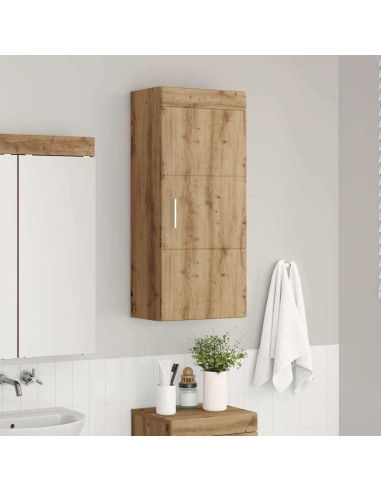 Armadio da bagno a muro con porta TULUM Rovere artigianale