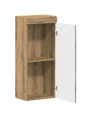 Armadio da bagno a muro con porta TULUM Rovere artigianale