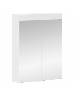 Mobiletto per specchio da bagno TULUM Bianco 60 x 16,5 x 78 cm 2