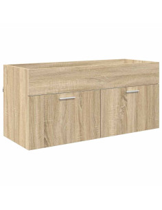 Armadio sottolavello con porta Rovere Sonoma Legno multistrato 2